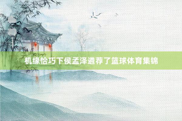 机缘恰巧下侯孟泽遴荐了篮球体育集锦