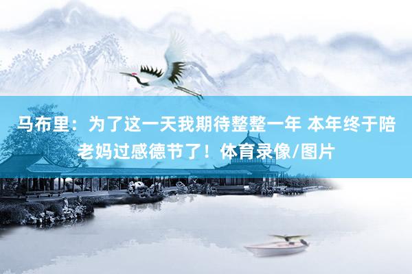 马布里：为了这一天我期待整整一年 本年终于陪老妈过感德节了！体育录像/图片