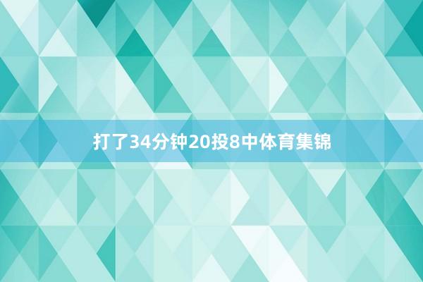 打了34分钟20投8中体育集锦